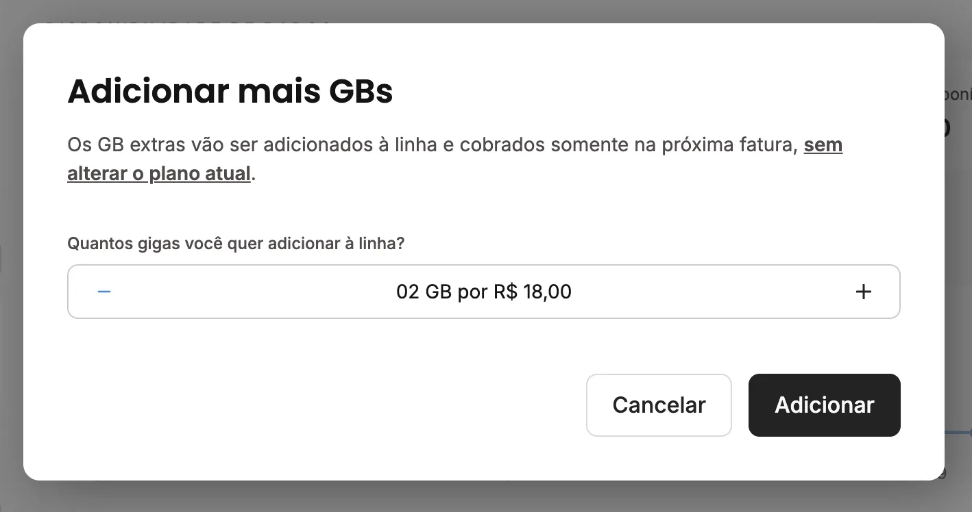 Modal de confirmação de dados adicionais no dashboard da Salvy, com o valor calculado